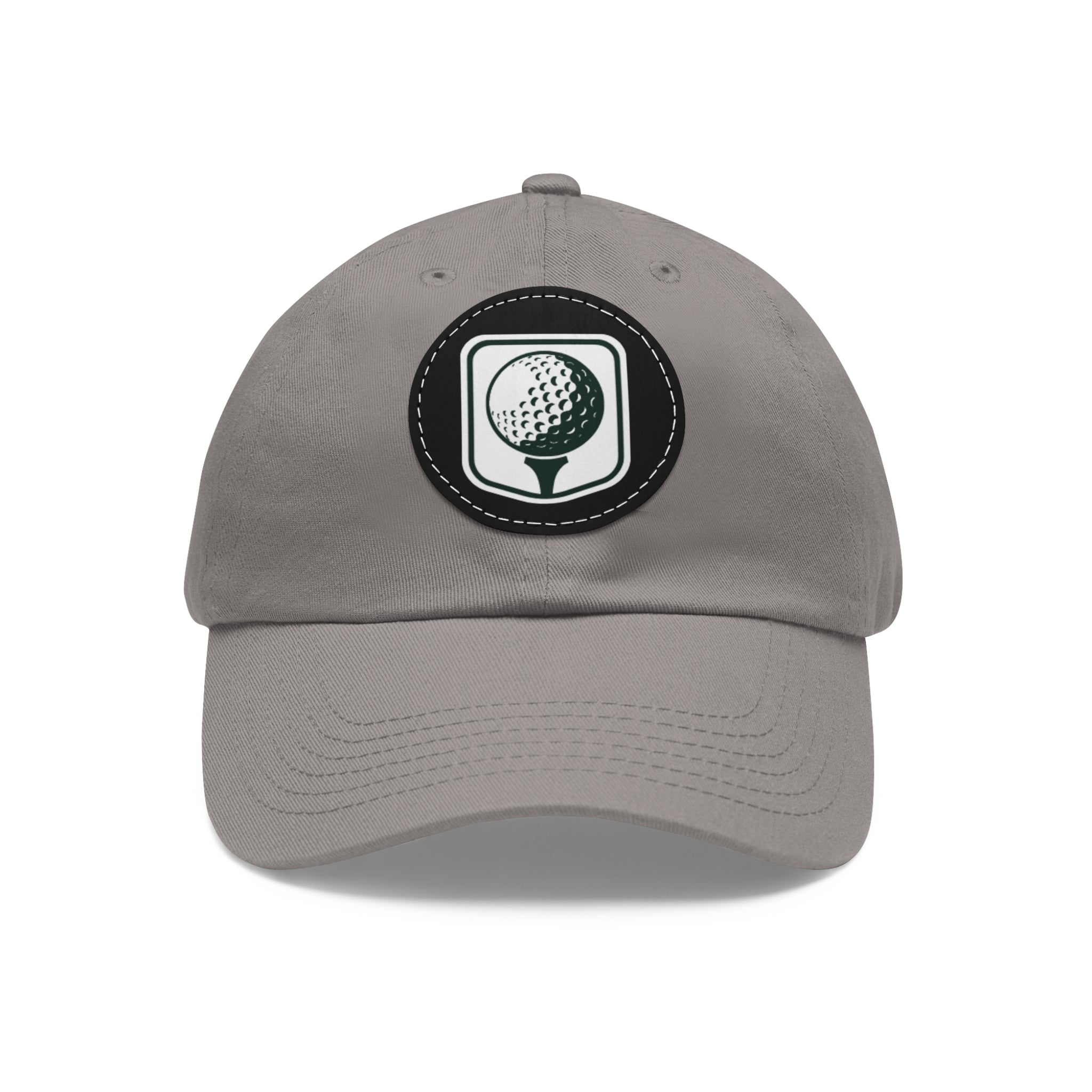 Leather Patch Golf Hat – Premium Adjustable Cap for Golfers & Outdoor Enthusiasts