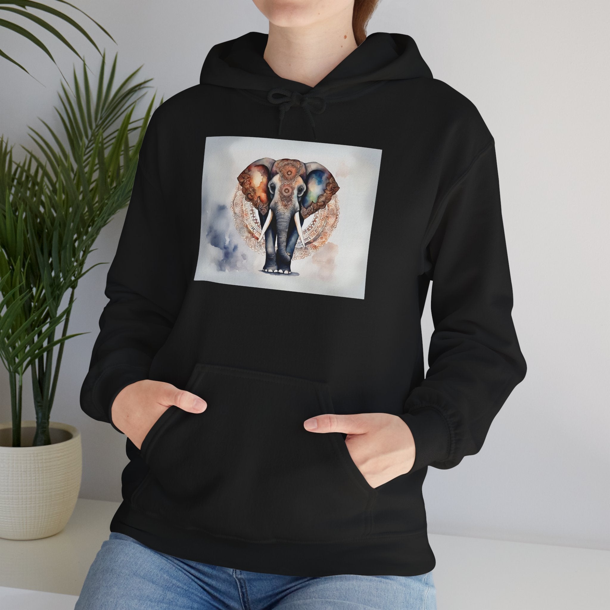 Elephant Spirit Animal Hoodie- "Wear Your Wisdom; Embody Your Strength"