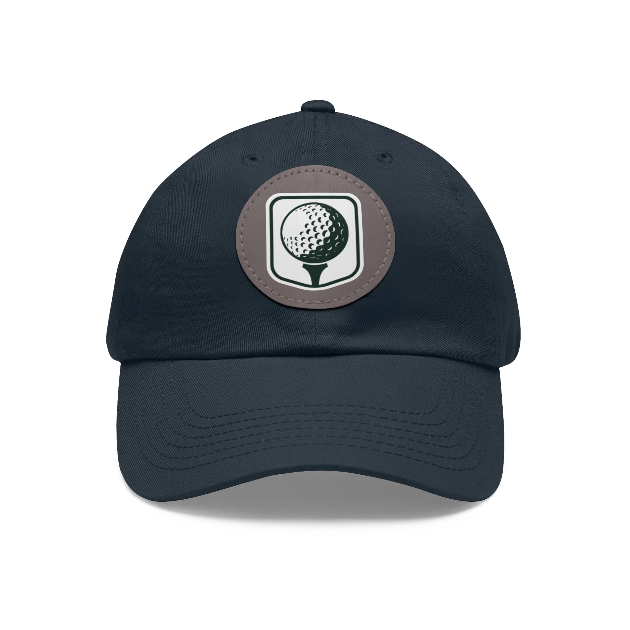 Leather Patch Golf Hat – Premium Adjustable Cap for Golfers & Outdoor Enthusiasts