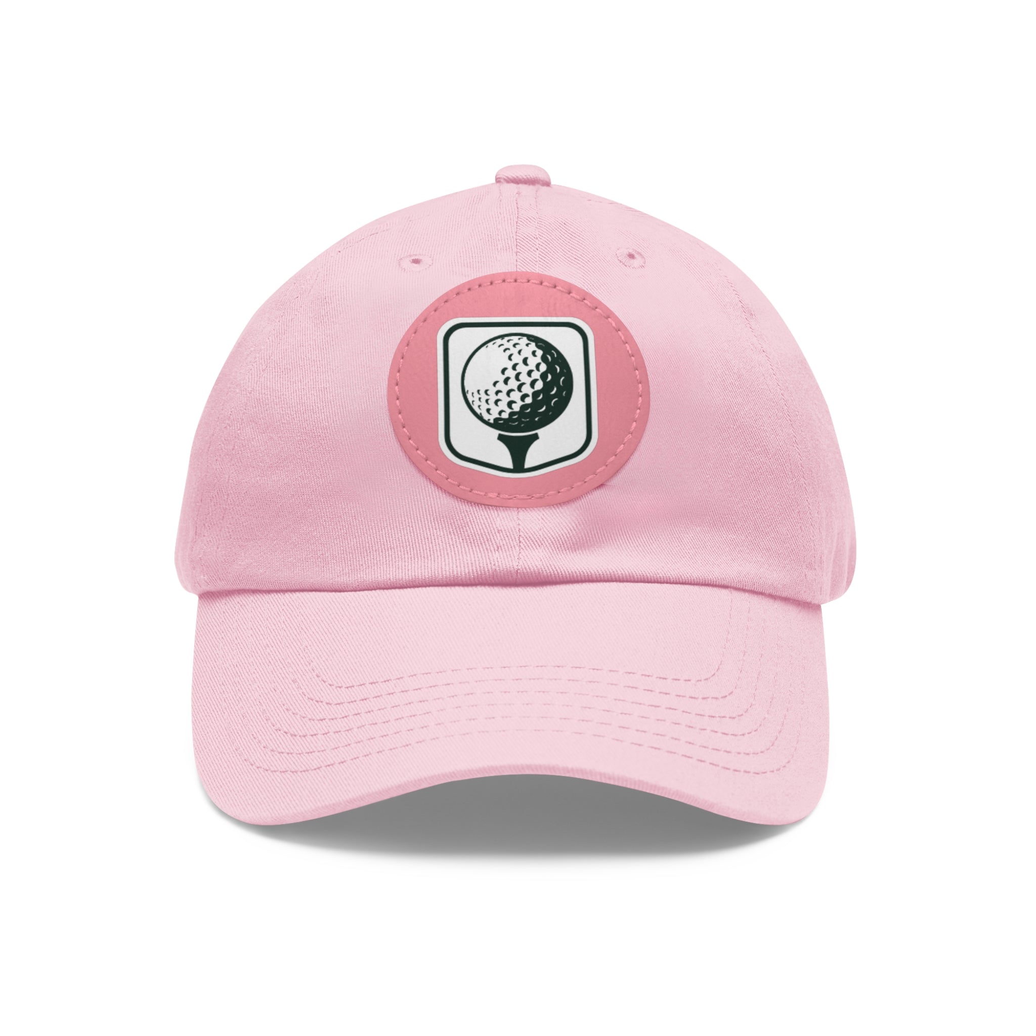 Leather Patch Golf Hat – Premium Adjustable Cap for Golfers & Outdoor Enthusiasts